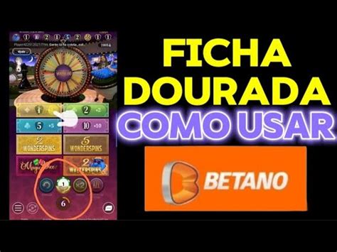 como usar a ficha dourada na betano